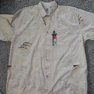 FINAL DROP💵Hook&Tackle Fishing Dress Shirt